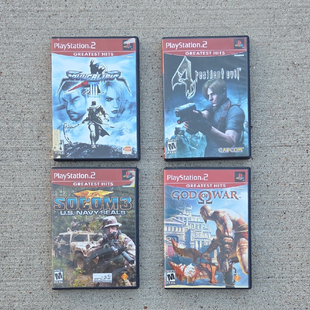 SONY PLAYSTATION LOT of 4 Video Games